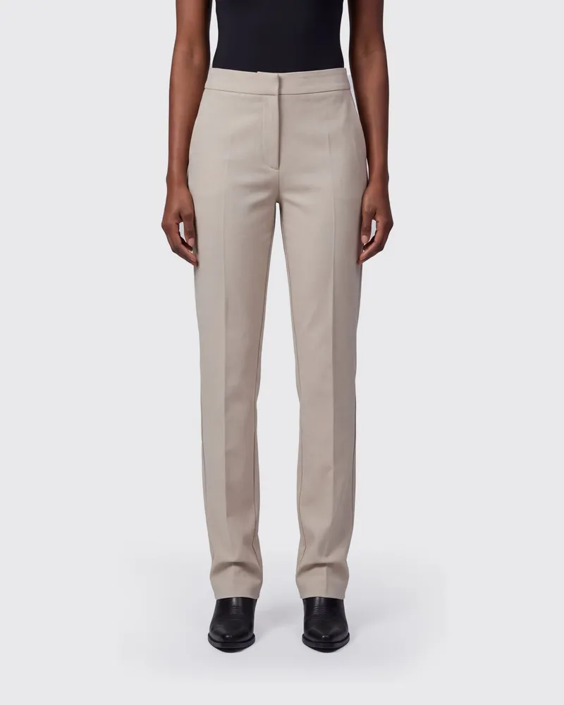 Max Mara Pegno Slim-Fit-Chinohose aus Jersey Grau