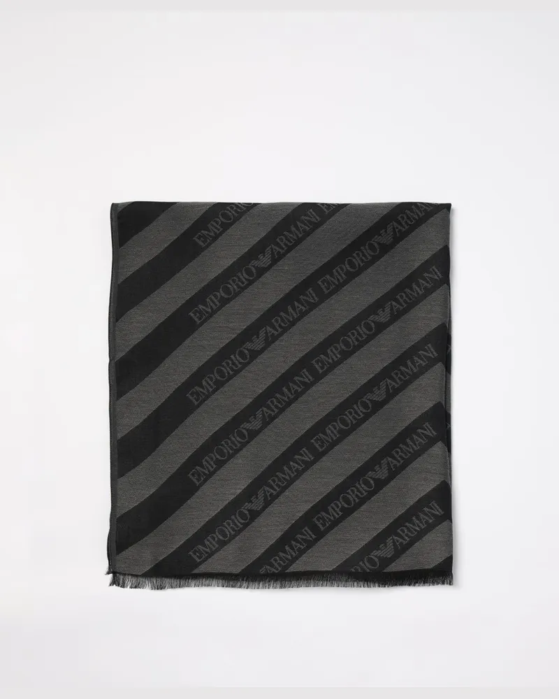 Emporio Armani Schal herren Charcoal