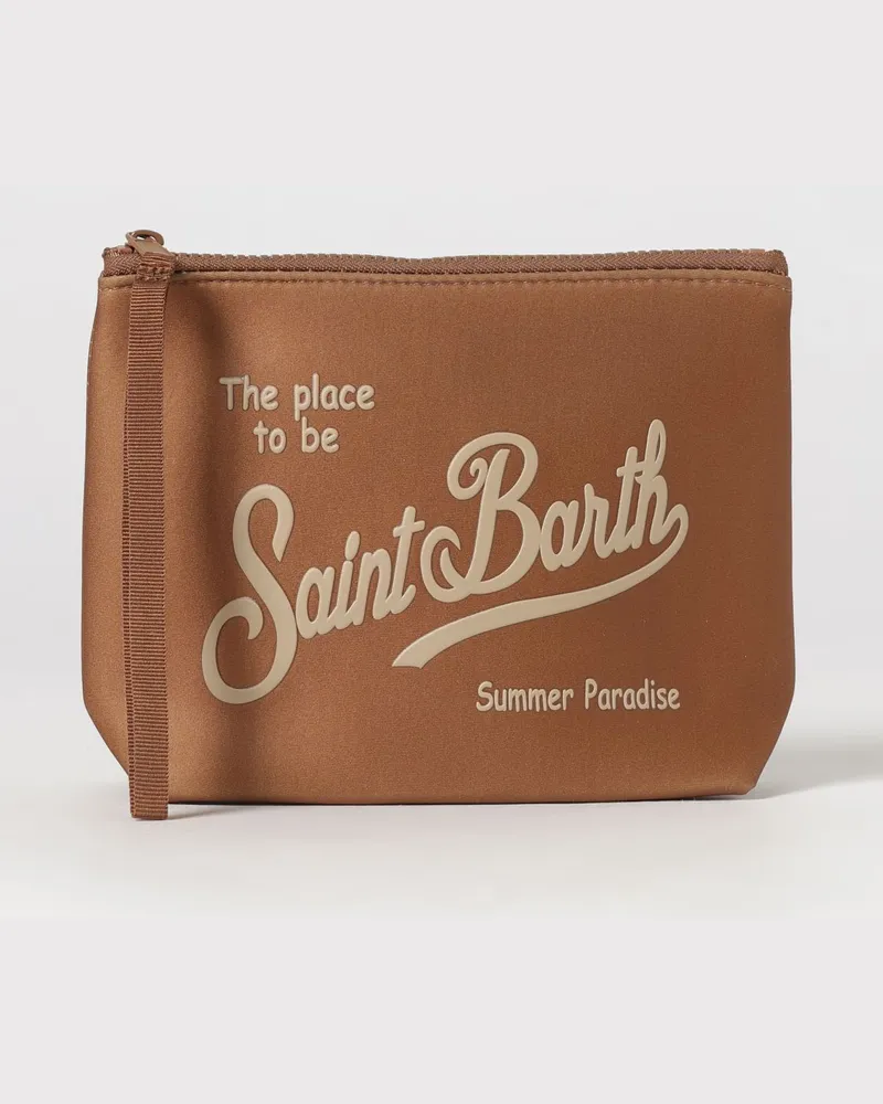 MC2 Saint Barth Aline Pochette aus gestreiftem Polyester Dark
