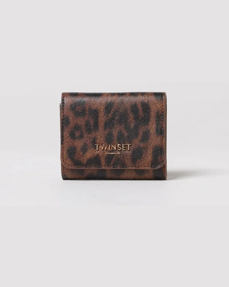 Twin-Set Geldbörse damen Braun