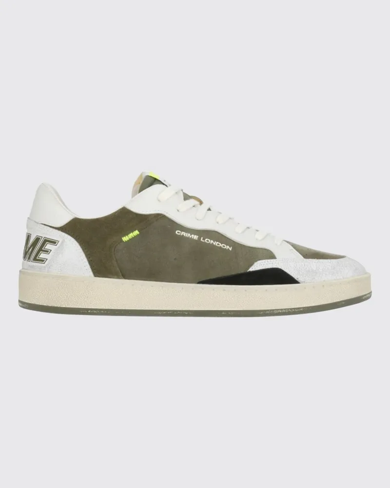 Crime Chelsea-Sneakers aus Wildleder Grün