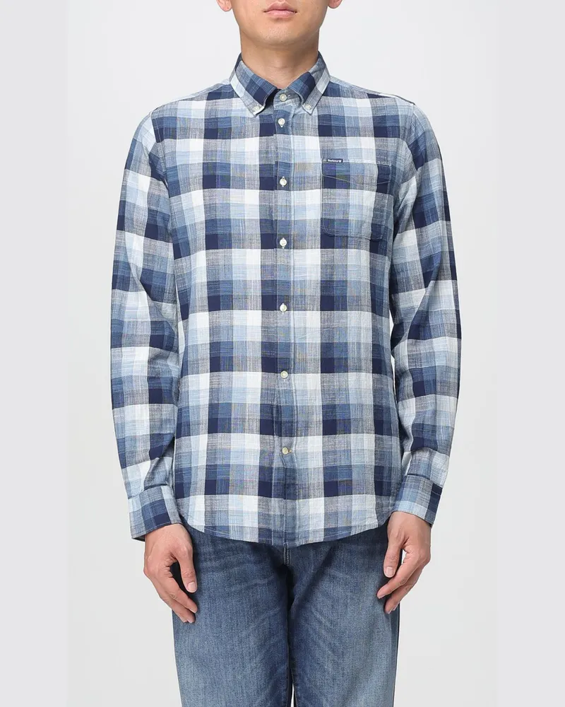 Barbour Hemd herren Blau