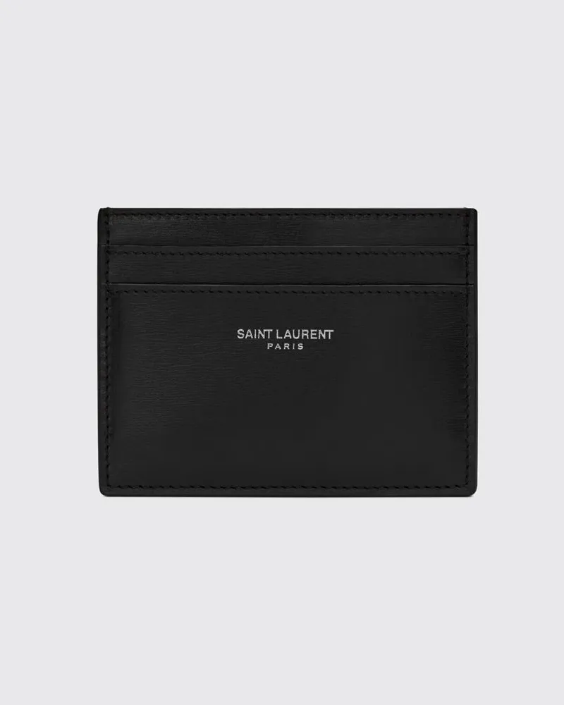 Saint Laurent Portemonnaie herren Schwarz