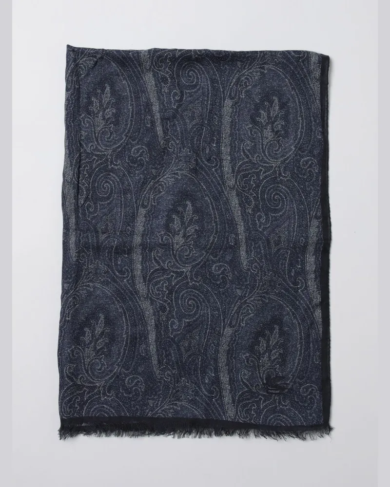 Etro Schal herren Blau