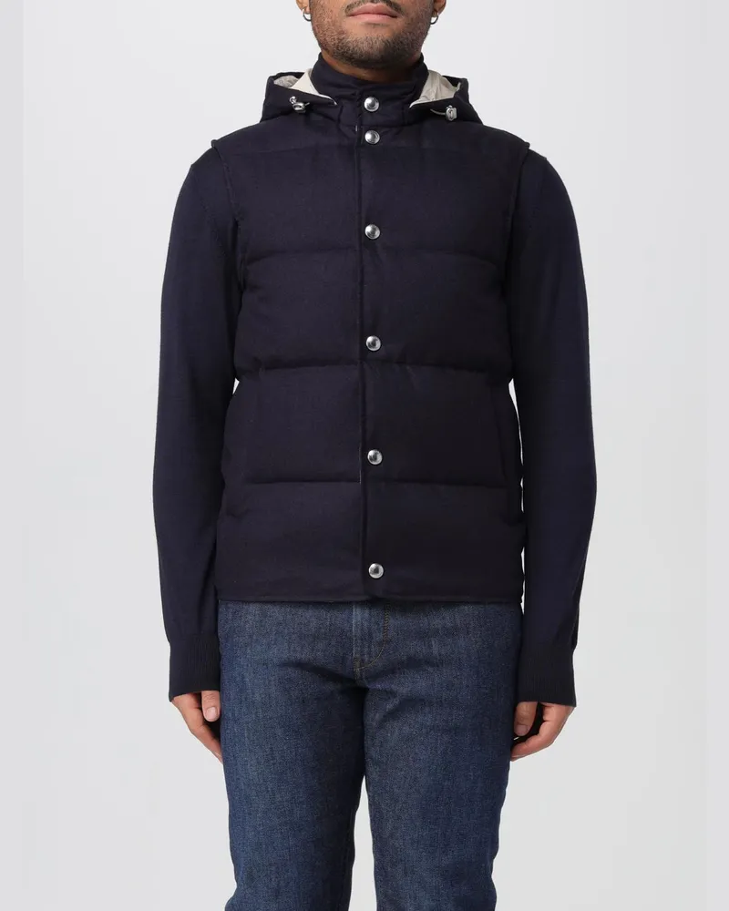 Eleventy Mantel herren Blau