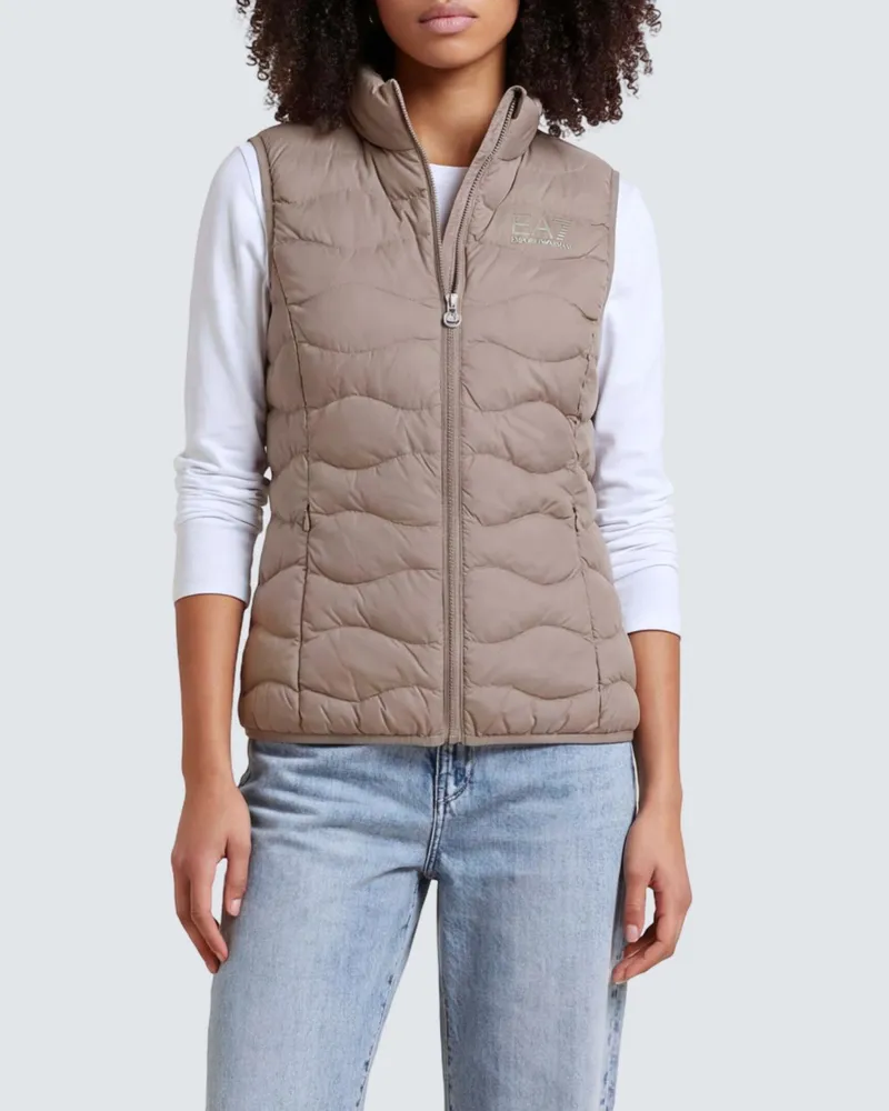 EA7 Weste damen Beige