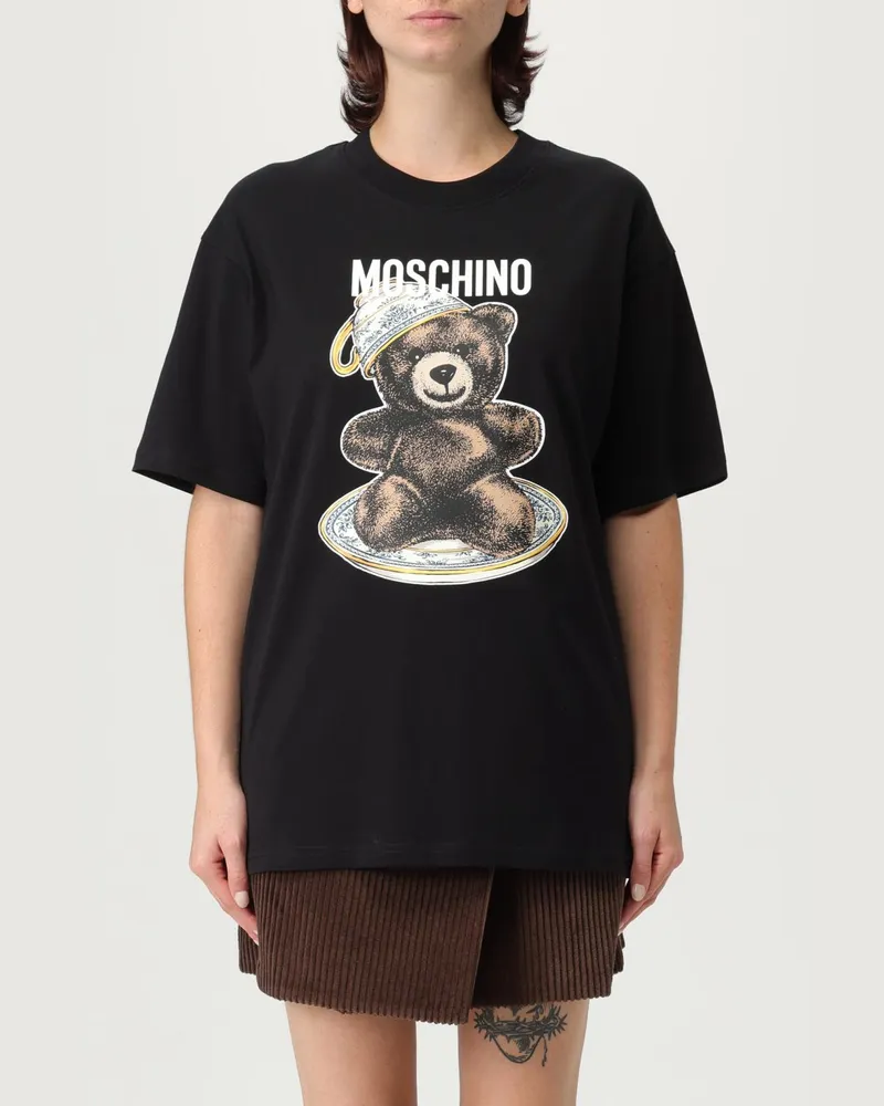 Moschino T-shirt damen Schwarz
