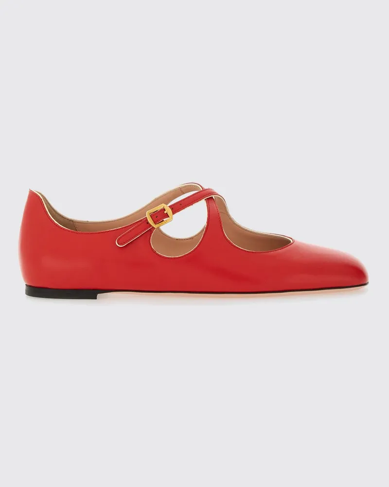 Bally Flache schuhe damen Rot