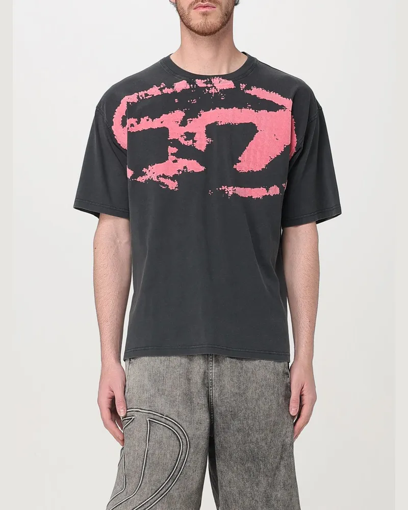 Diesel T-shirt herren Schwarz