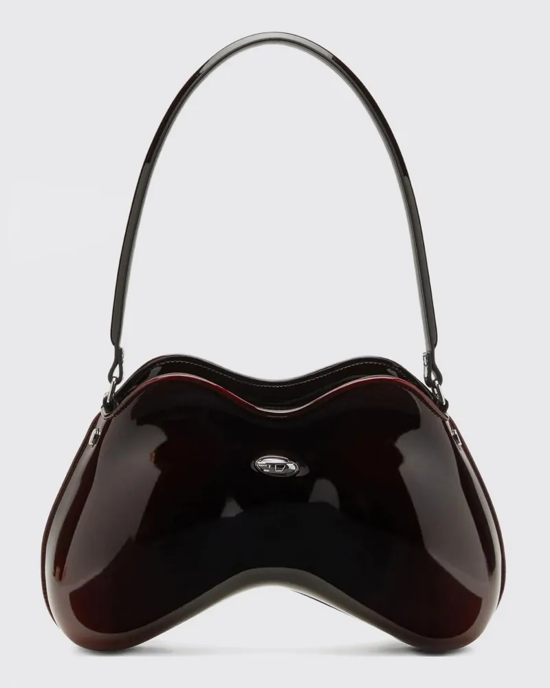Diesel Schultertasche damen Burgunderrot