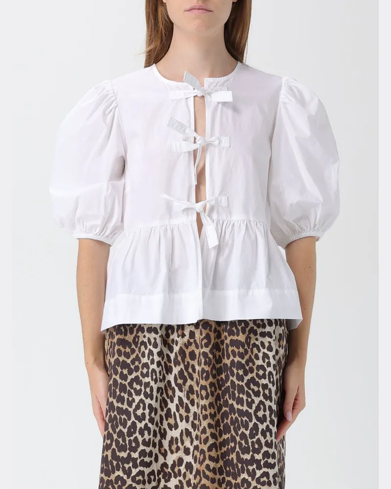 Ganni Top damen Weiß