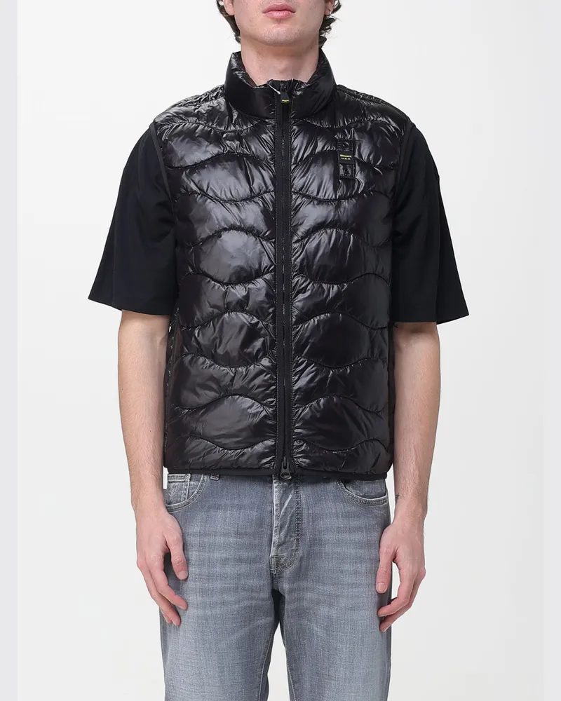 Blauer Jacke herren Schwarz