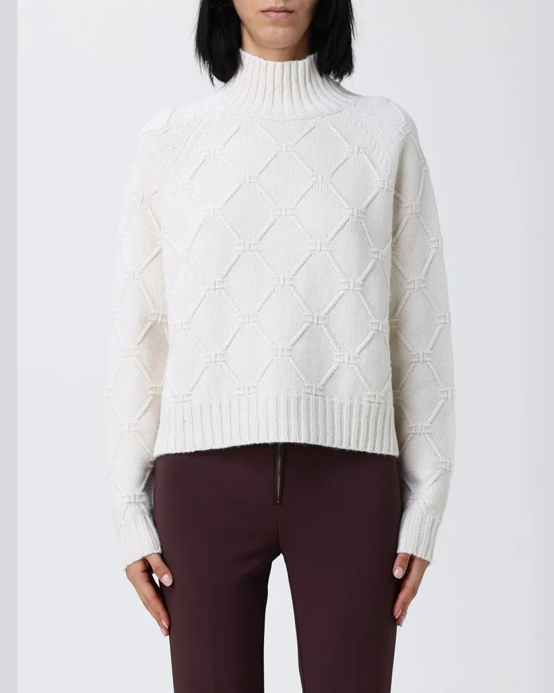 Elisabetta Franchi Pullover damen Milch