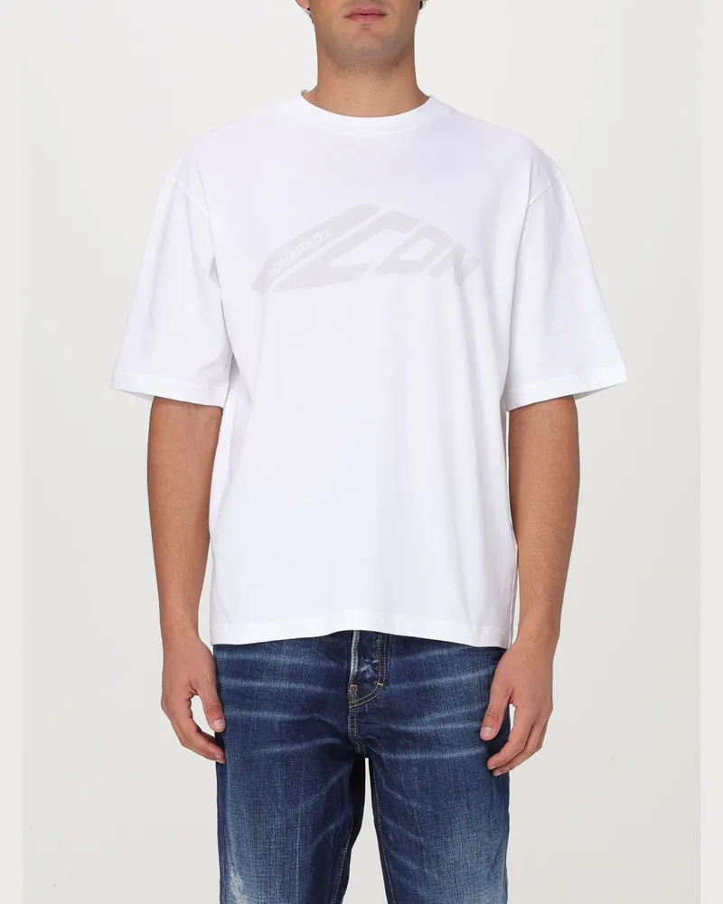 Dsquared2 T-shirt herren Weiss