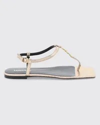 Versace Flache sandalen Champagne