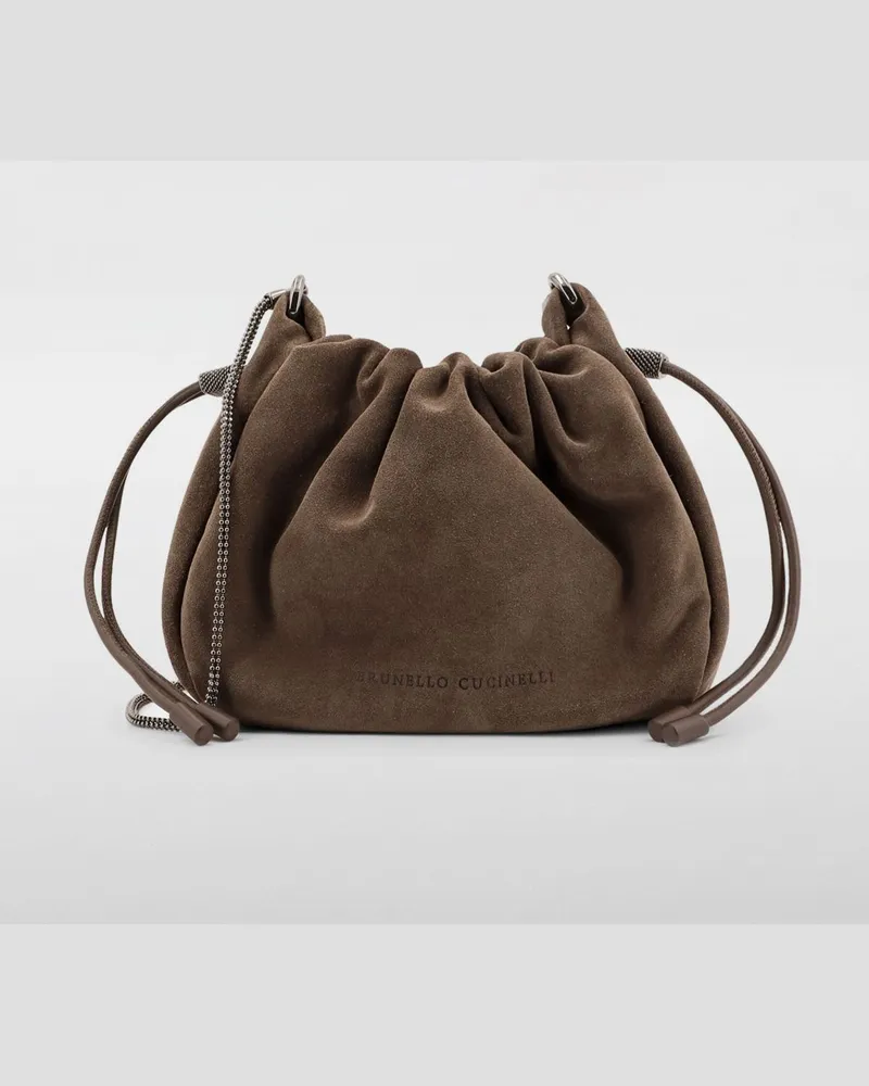 Brunello Cucinelli Schultertasche damen Braun
