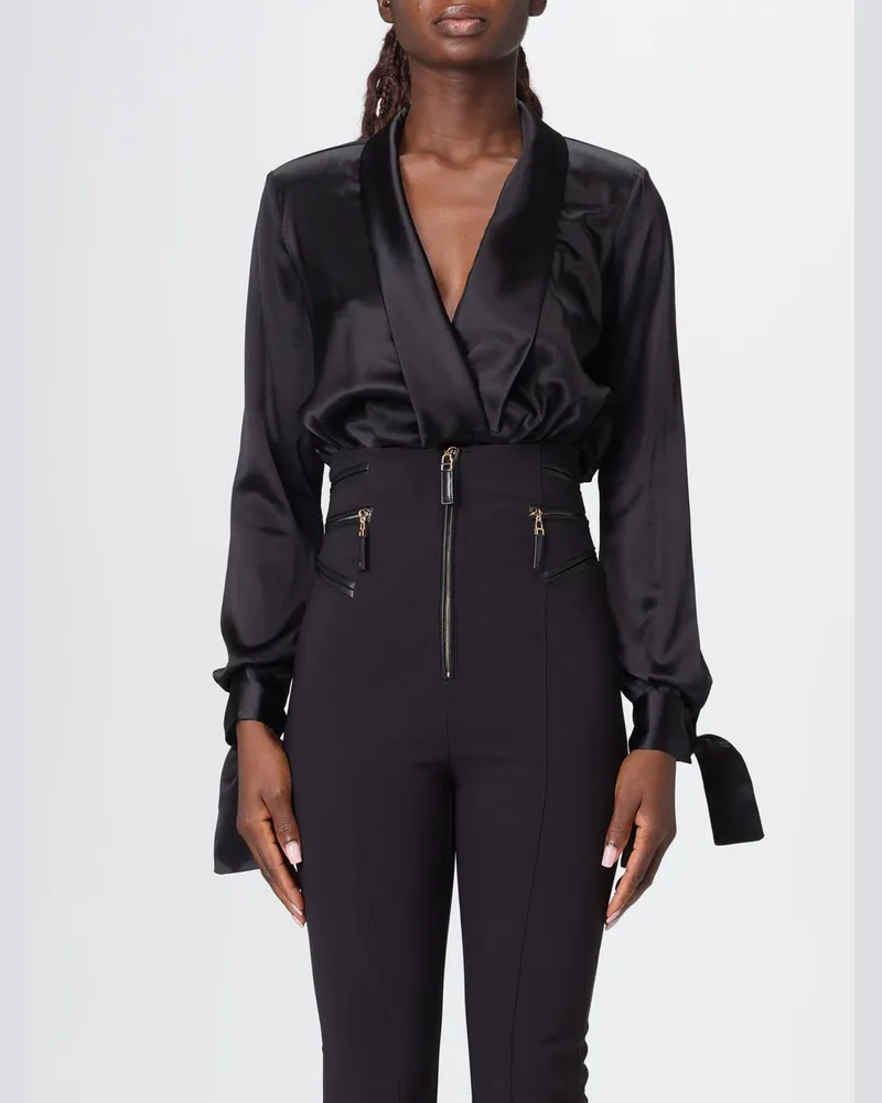 Elisabetta Franchi Hemdbluse damen Schwarz