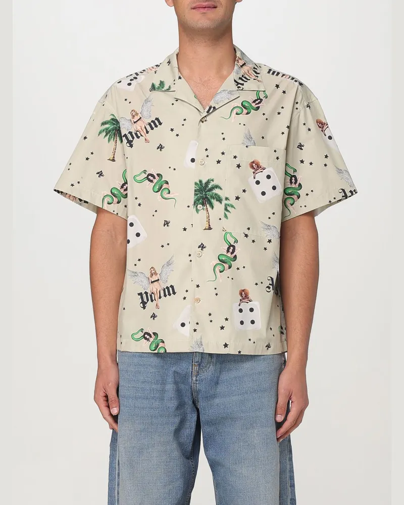 Palm Angels Hemd herren Ivory
