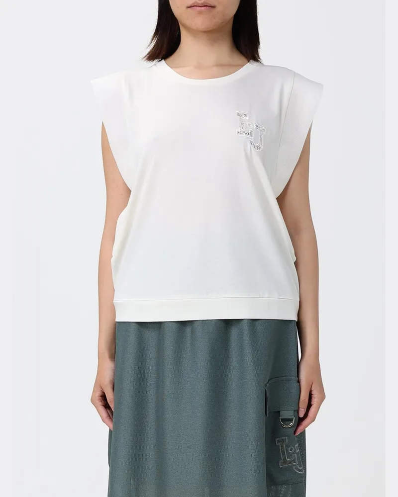 Liu Jo Baumwoll-T-Shirt Schwarz