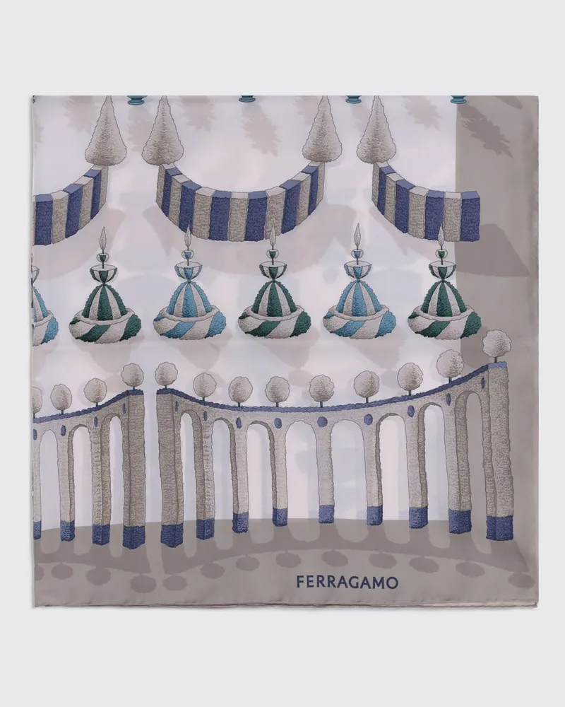 Ferragamo Schal damen Grau