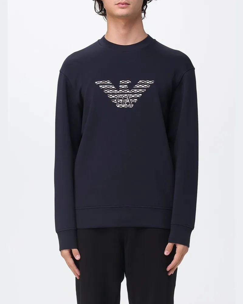 Emporio Armani Sweatshirt herren Blau
