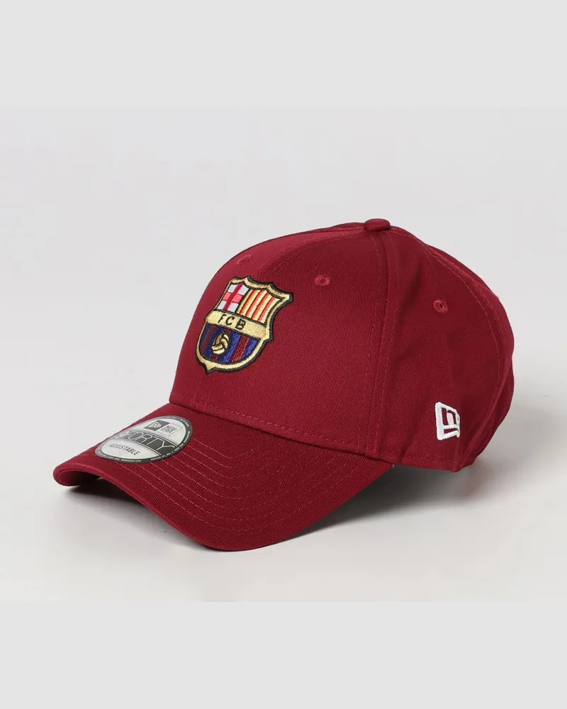 New Era 9FORTY FC Barcelona Core Baseballkappe aus Baumwolle mit Logo Burgunderrot