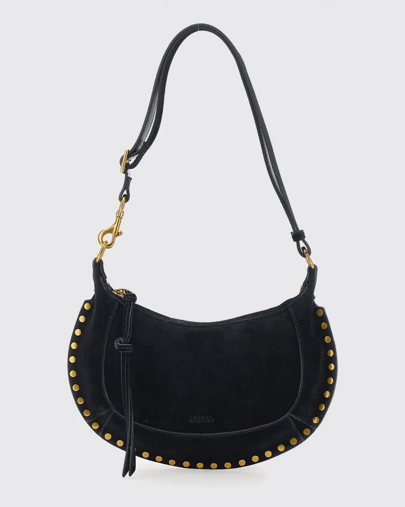 Isabel Marant Oskan Moon Wildledertasche Schwarz