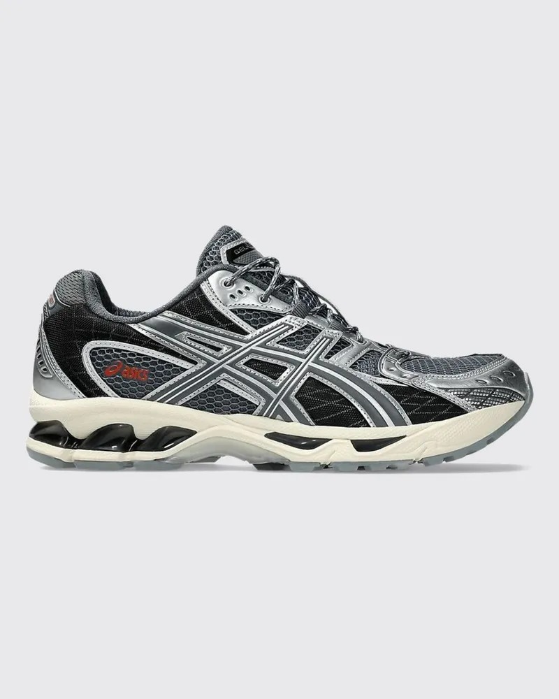 Asics Low-Top-Sneakers Gel-Nimbus 1 aus Kunstleder und Mesh mit GEL-Technologie Grau