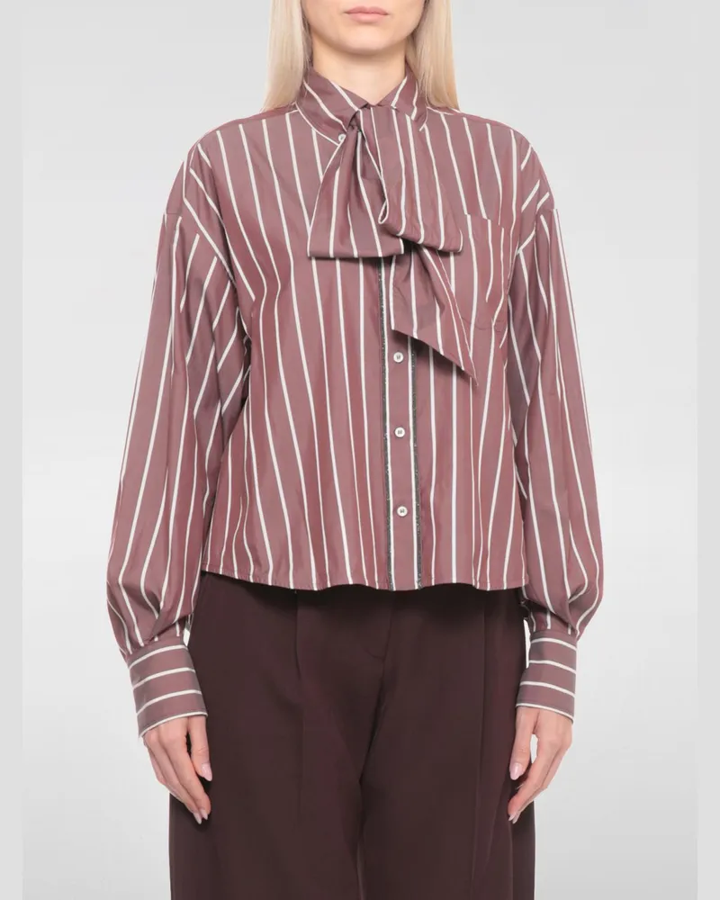 Brunello Cucinelli Hemdbluse damen Braun