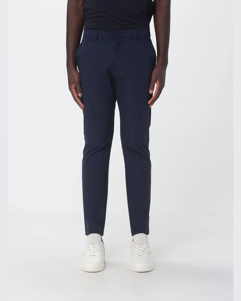 EA7 Chino-Hose aus Stretch-Jersey Blau
