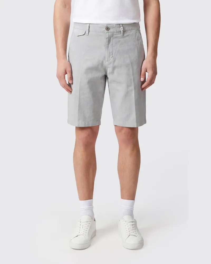 MYTHS Chino-Shorts aus Baumwolle Grau