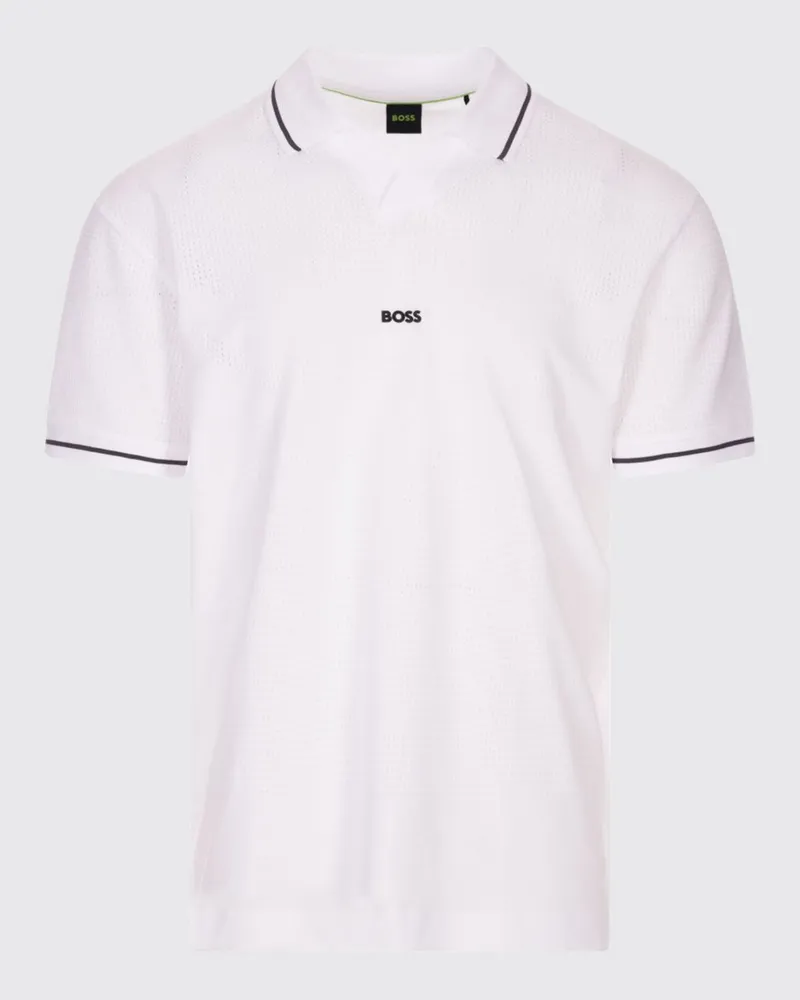 HUGO BOSS Polo herren Weiß