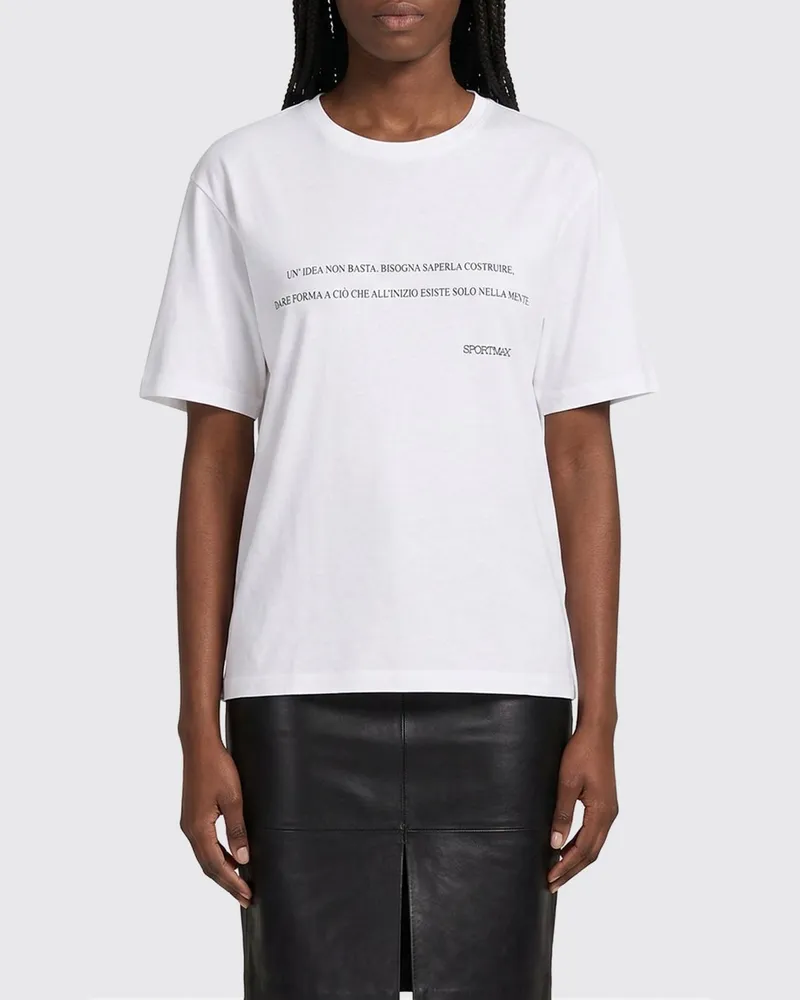 SPORTMAX T-shirt damen Weiß