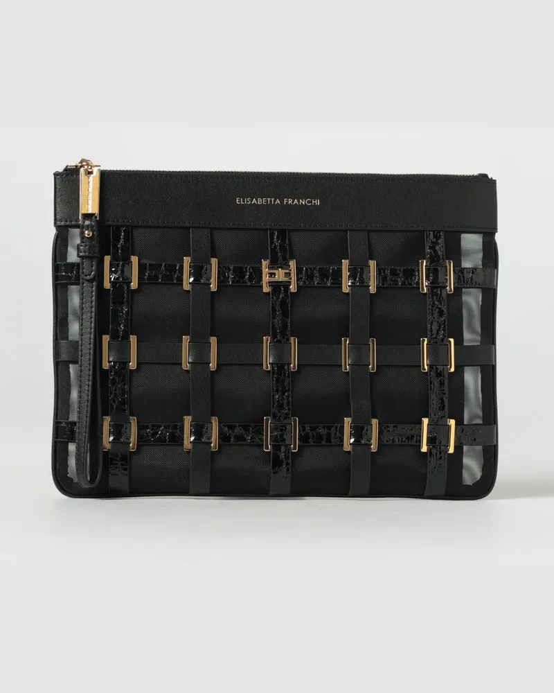 Elisabetta Franchi Schultertasche damen Schwarz