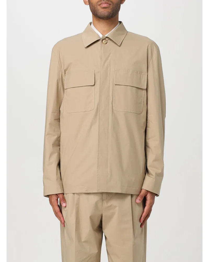 LARDINI Hemd Beige