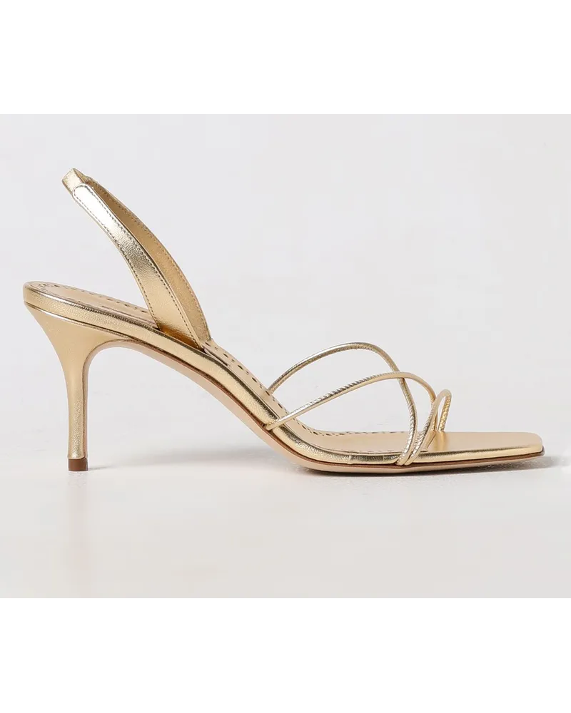 Manolo Blahnik Flache sandalen Gold