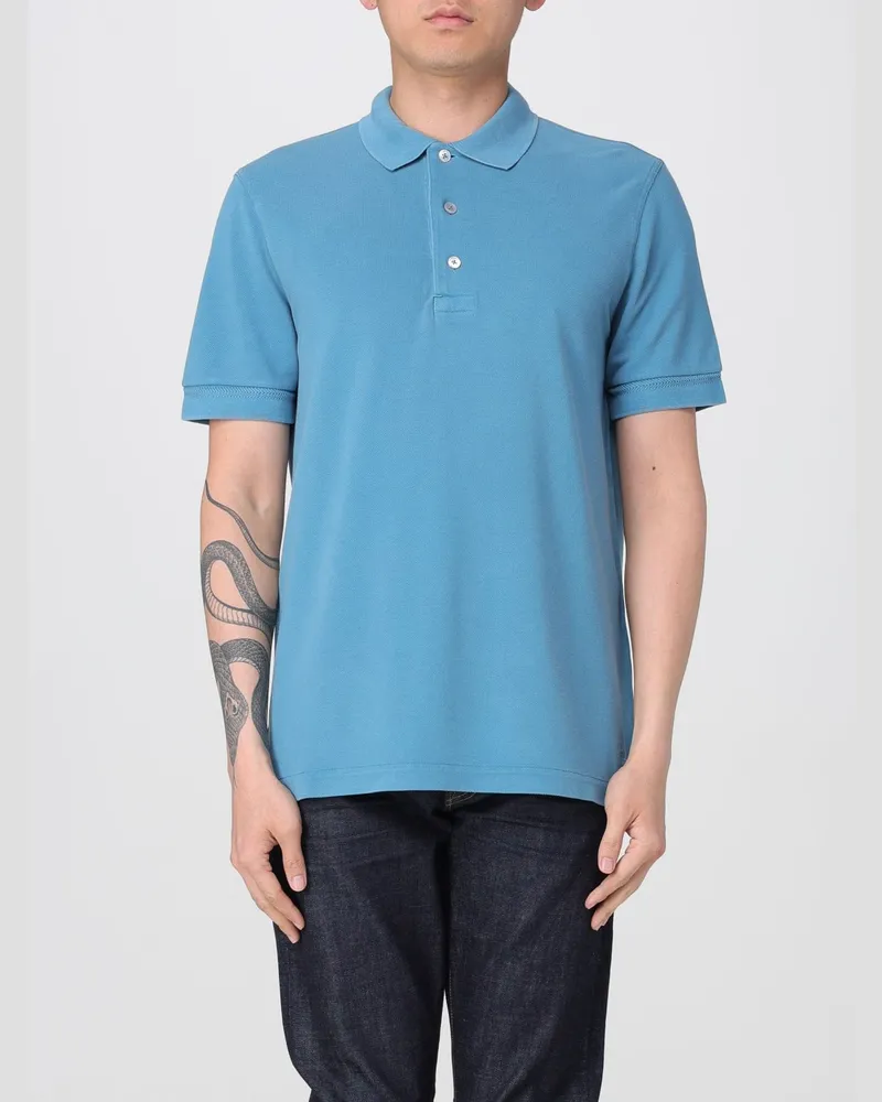 Tom Ford T-shirt herren Himmelblau