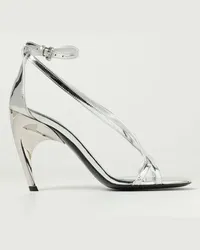 Alexander McQueen Schuhe Silber