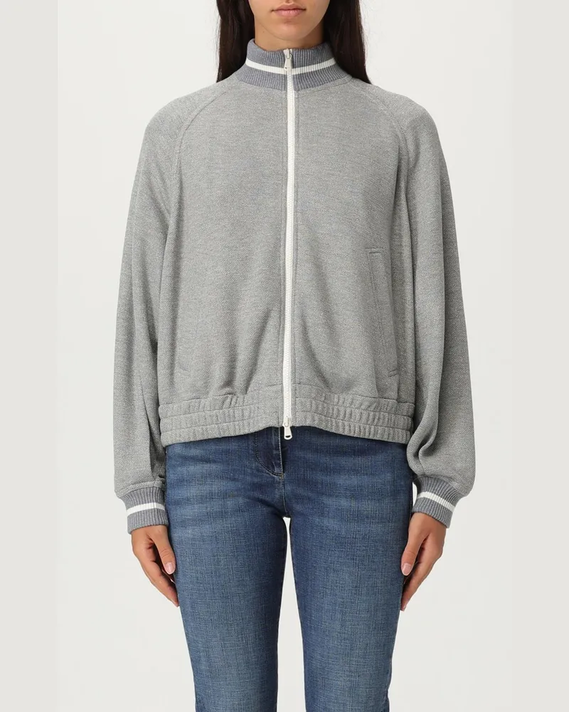Brunello Cucinelli Pullover damen Silber
