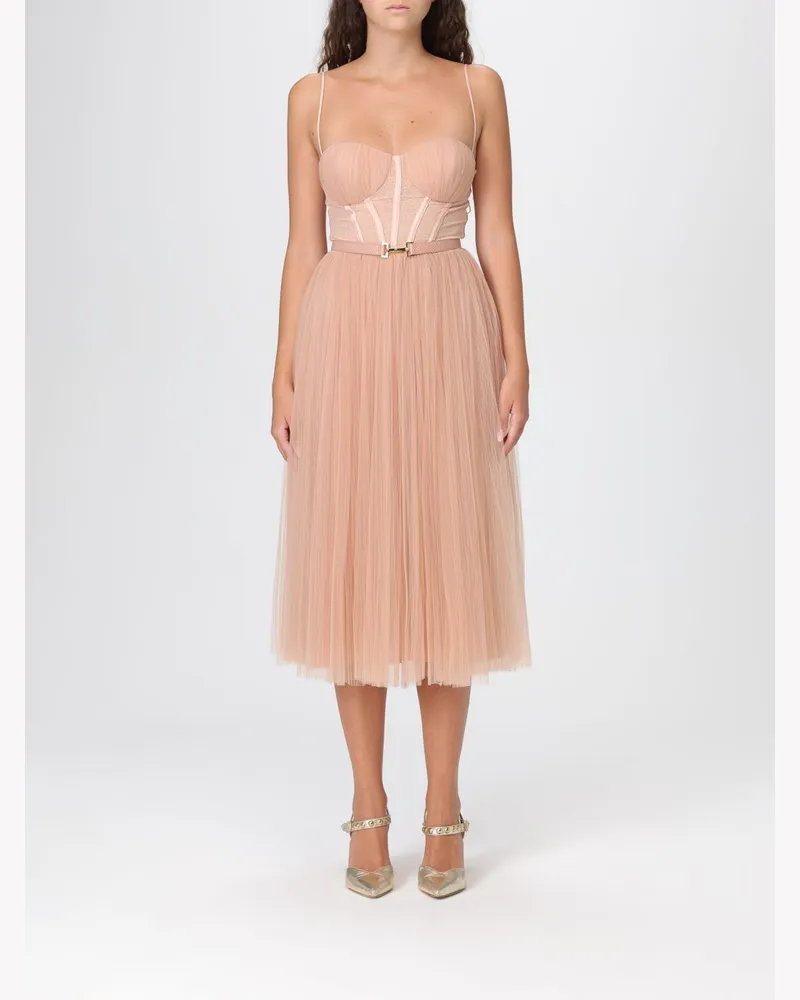Elisabetta Franchi Kleider damen Nude