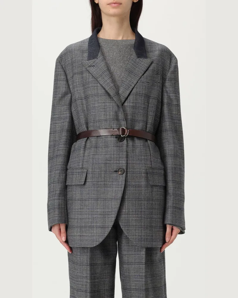 Brunello Cucinelli Jacke damen Blau