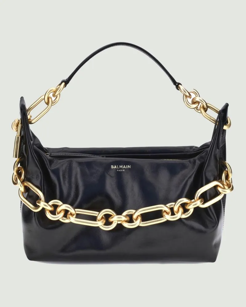 Balmain Schultertasche damen Schwarz