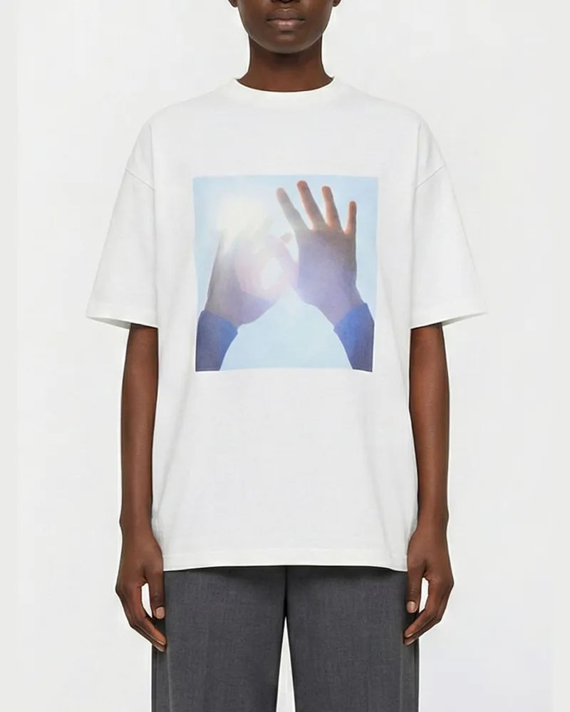 Jil Sander T-shirt damen Nude