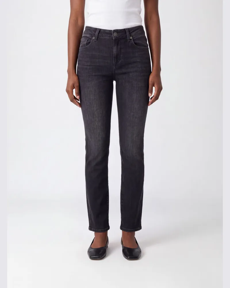 Liu Jo High-Waist Skinny-Jeans aus Stretch-Denim im Five-Pocket-Design Schwarz