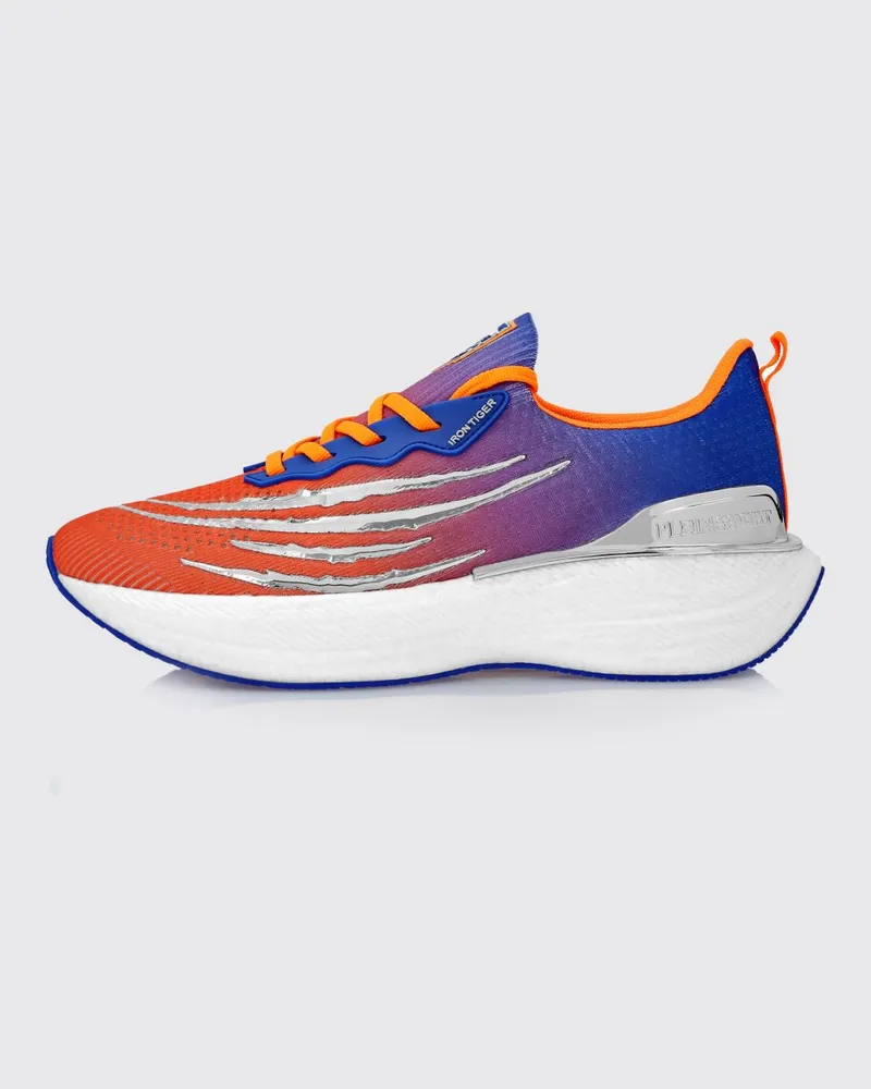 Philipp Plein Iron Tiger Polyester-Sneakers Orange