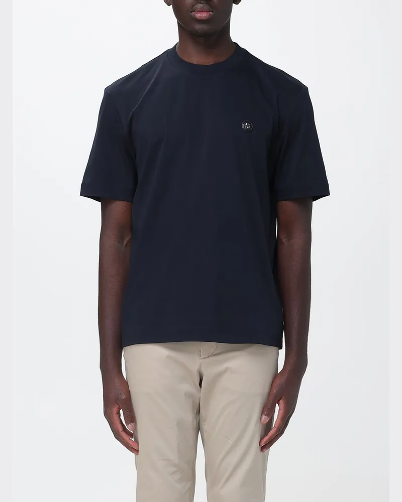 HUGO BOSS Basic Baumwoll T-Shirt Navy