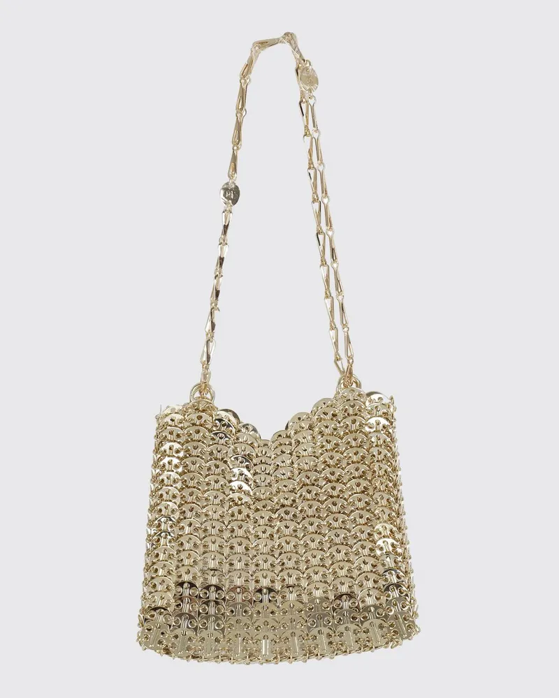 Paco Rabanne Iconic Chain 1969 Schultertasche aus Metallgeflecht Gold