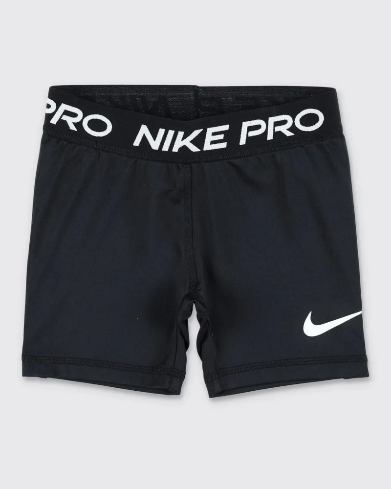 Nike Jungen-Jogging-Shorts von aus technischem Gewebe mit Kontrastlogo Schwarz