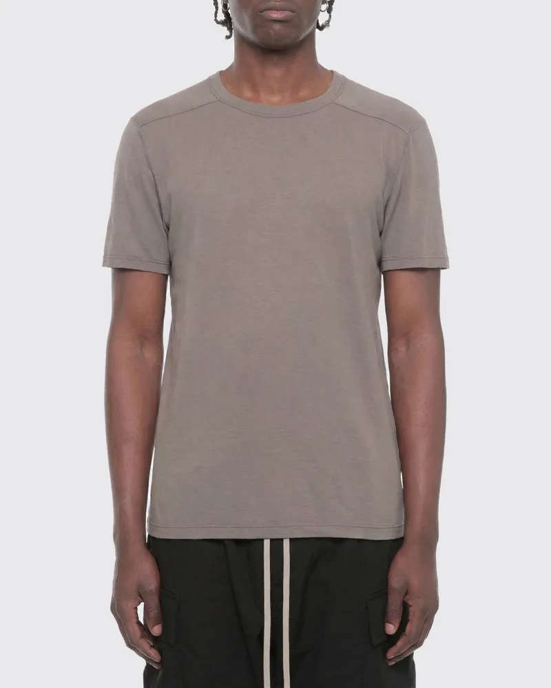 Rick Owens T-shirt herren Grau