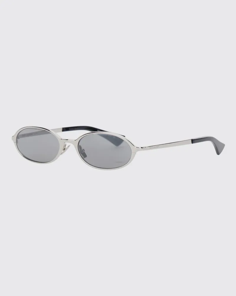 Saint Laurent Cat-Eye-Sonnenbrille aus Acetat mit Metallsteg Silber